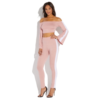 Kendra Wilkinson Home Must-Haves, Off the shoulder top and legging set